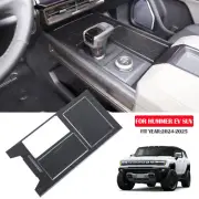 Gloss Black Central Control Gear Shift Panel Trim Cover For Hummer EV SUV 2024+