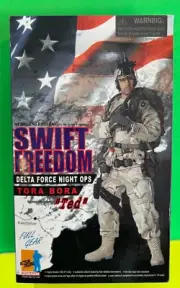 Dragon 12" 1/6 Scale Swift Freedom DELTA FORCE Night Ops "TED" Figure MIB NEW