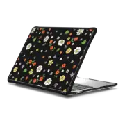 MacBook Pro 13-inch (M1 / M2 / Intel) Impact Case Flower Power Black Macbook Case by Martina Martian