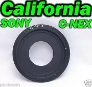 C Mount to NEX Lens Sony NEX3 NEX-5N NEX-C3 NEX5 NEX7 NEX-VG10 20 Adapter E Ring