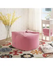Loungie Magic Pouf 3-in-1 Ottoman, Bean Bag & Floor Pillow