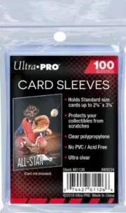 10000 Ultra Pro Penny Card Soft Sleeves for Standard Size Cards 100 Packs of 100