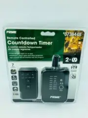 Outdoor Remote Controlled Countdown Timer, Photocell turns lights on at dusk