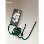 KNOK森林綠適用IPHONE12PROMAX蘋果11帶掛繩斜挎式手機殼可背帶套