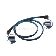 PCIE Oculink SFF 8611 4I To MINI SAS SFF-8611 Server Super Speed Cable Data 1M