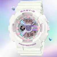 在飛比找momo購物網優惠-【CASIO 卡西歐】BABY-G 未來風設計 夢幻色彩雙顯