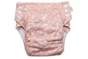 Nestling: Sassy Straight Up Nappy - Dusty Pink Floral (3-5 years)
