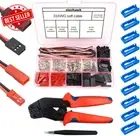 55 Set Servo Connector Kit Male Female Crimp Pins Tool for JST Futaba RC