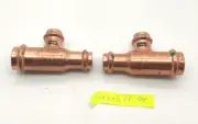 2pk Viega Propress 3/4 In. X 1/2 In. X 1/2 In. Press Copper Reducing Tee