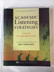 Academic Listening Strategies A Guide To Understanding Lectures Workbook 77A1