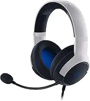 Razer Kaira X Wired Gaming Headset for PlayStation 5 / PS5, PS4, PC, Mac, Mobile: 50mm Drivers - HyperClear Cardioid Mic - Memory Foam Cushions - On-Headset Controls - White & Black