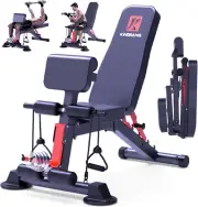 Adjustable Weight Bench,Utility Workout Bench Foldable Incline Decline Benches f