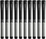 Winn DRI-TAC LT Black / Gray Standard Size Golf Grip - Set of 10 - NEW