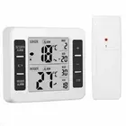 Freezer Thermometer Alarm Temperature 1/2 Sen-sor Wireless Digital Refrigerator