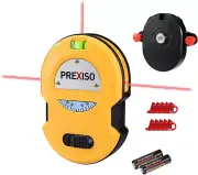 Multi Surface Laser Level LED Light Vial, 30Ft Horizontal & Vertical Line Laser