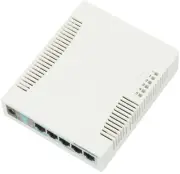 RB260GS (CSS106-5G-1S) small SOHO Switch 5x Gigabit Ethernet, one SFP cage po...