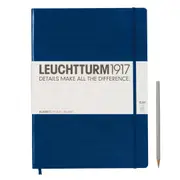 Leuchtturm1917 Notebook Master Slim A4+ Plain - Navy