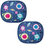 2PK Benbat Bubble Dreams Sunshade Baby 0m+ Sunshade Car Seat Window Shield Cover
