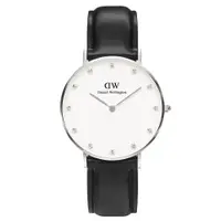 在飛比找ETMall東森購物網優惠-DW Daniel Wellington 施華洛世奇水晶黑色