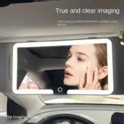 HD Mirror Car LEDMakeup Mirror Three Gear Adjustment Sun Visor Plate Interior