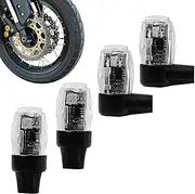 Led Wheel Lights - Bright Truck Wheel Lights - Motorcycle Smart Tire Valve Light - Wheels Lights - Tire Lights with Vibration & Optical Sensing - Flashing Wheel Light for Truck, SUV and Van
