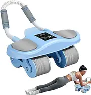 Ab Wheel - Exercise Wheel | Ab Wheels Machine | Roller For Women Workout | Protable Abdominal Wheels | Automatic Rebound Trainer With Elbow Support | Workout Equipment Machine For Gym Home