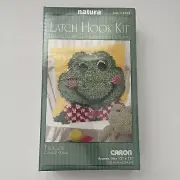Natura Caron Latch Hook Kit Froggy Frog 12 X 12 P535 Sealed Green Vintage