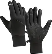 [FOMIYES] Men's Running Gloves for Cold Weather Touchscreen Gloves for Men Warming