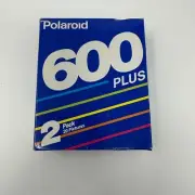 POLAROID 600 Plus Film New Sealed Expired 07/93 Vintage Old Stock 2 Pack