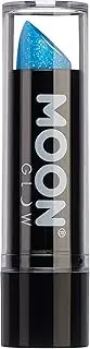 Moon Glow - 5g Neon UV Glitter Lipstick - Blue - Glows brightly under blacklights