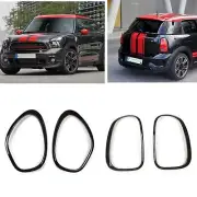 Front Headlight Rear Tail Light Lamp Cover Trim For MINI R60 2011 2012-2016 (for: Mini)