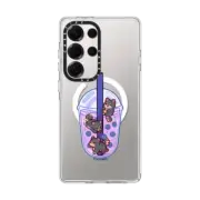 Galaxy S25 Ultra Clear Magnetic Case Dark Boba by PIKARAR