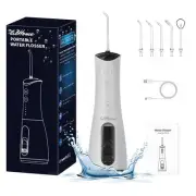 Water Dental Flosser Cordless 4 Modes:IPX7 Rechargeable Electric Water Floss ...