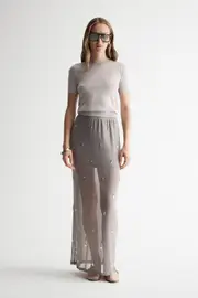 Hazel Skirt Stone Size 10 | Elka Collective