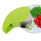 Vegetable Meat Herbs Potato Roller Mincer Cutters Slicer Chopper 6 Wheel Blades