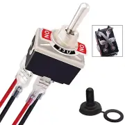 4 Pin Reverse Polarity Momentary 12V Rocker Toggle Switch DPDT (On)-Off-(On) Mot