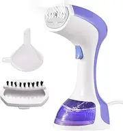 Travel Steamer for Clothes Handheld Garment Steamer 1100W Clothes Steamer Portable Clothing Steamer Quick Heating with 120Ml Detachable Water Tank for Home Office Purple Au Plug