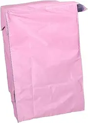 [TEHAUX] Pink Washing Machine Cover Dustproof Top Protector for Washers Dryers Full Drum Design Durable UV Protection Fit
