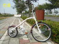 在飛比找Yahoo!奇摩拍賣優惠-【淘氣寶貝】1577J新款24吋/16吋大小輪自行車 SHI