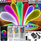 Smart Wifi Bluetooth RGB LED Neon Flex Rope Strip Lights Party Bar Sign Outdoor
