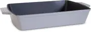 Sobczyk Cast Iron Casserole Dish, 39 x 23 x 7 cm, Cast Iron Roasting Tray, Ideal for Oven, Induction and All Hobs, Rectangular Stewing Pot Cooking Mould, Cast Iron Roasting Dish with Perfect Heat