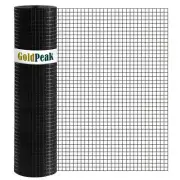 Black Hardware Cloth 36in. x50ft. 1/2 inch Mesh 19 Gauge Vinyl Coated Wire Fence