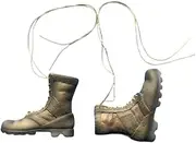 Generic 1:6 Scale Mini Boots for Action Figures, Casual for 12'' Dolls , Desert Green