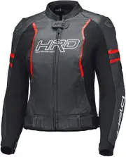 Held Street Rocket 4 Ladies Motocycle Leather Jacket, black-red, Size 40 for Women Black Red