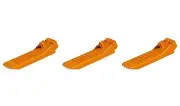 Lot Of 3 Lego Accessories Orange Brick And Axel Separator Tool Pieces Brand New