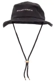 Ocean And Earth One Dayer Mens Hat Black
