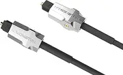 Monster M1000 Fibre Optic Cable 1.5 m Fibre Optic Cable Surround Sound Digital Audio Cable Optimal Signal Transmission Cable for Home Cinema Amplifier Game Consoles DVD Players