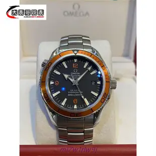 Omega 歐米茄 42mm 橘海馬 台灣貨 Seamaster Planet Ocean 22095000