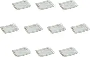 Set of 10, Rust Wire 8.0 Grilling Dishes [8.3 x 5.9 x 1.2 inches (21.2 x 15 x 3 cm) | Setomonohonpo