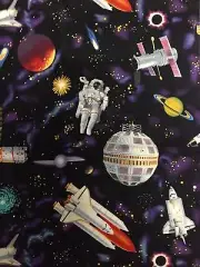 Space Exploration Handcrafted Unique Cotton Pillow Cases 2 Pack